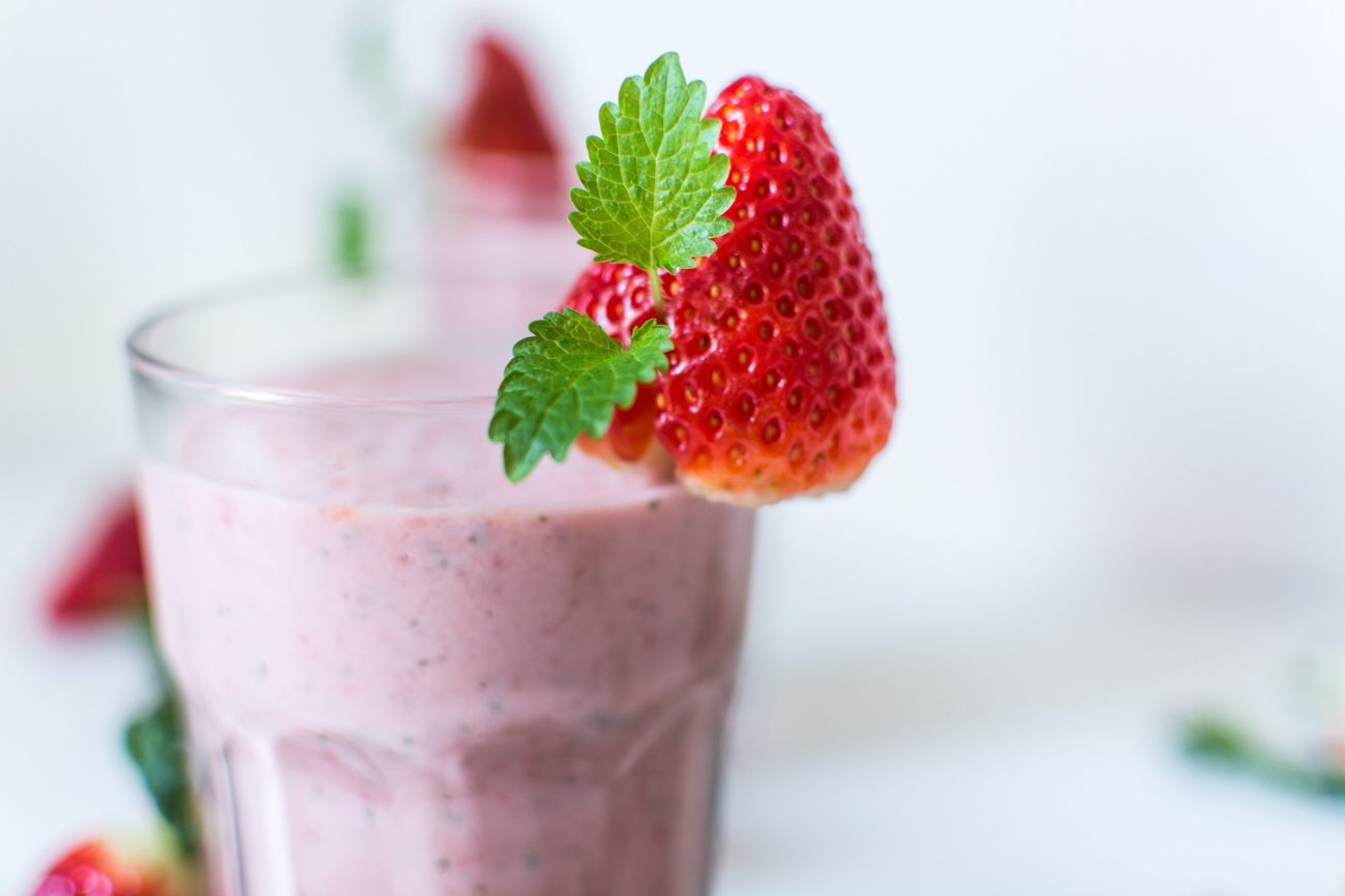 Crème dessert à la fraise