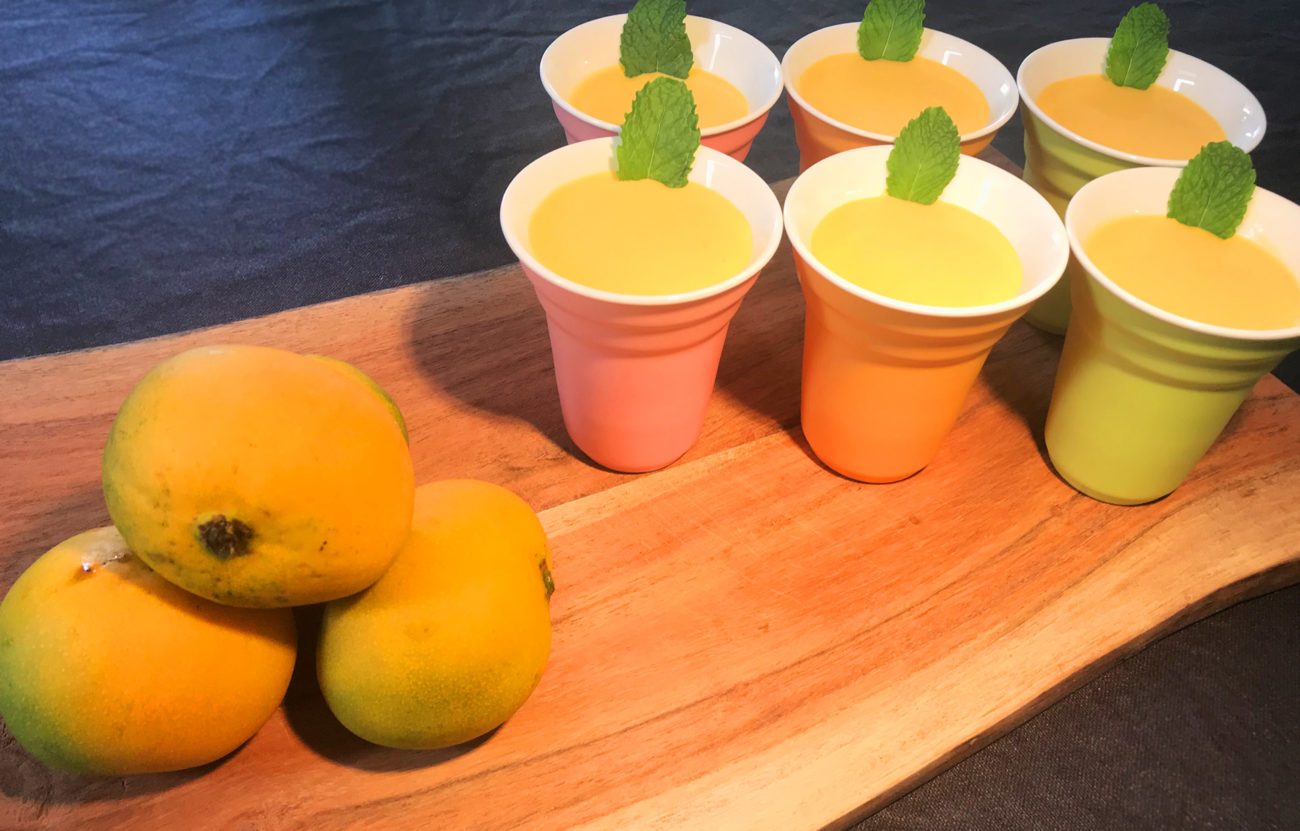 Yaourt brassé à la mangue