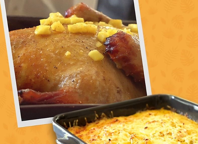 Canard au miel péi et à l’ananas & son gratin de citrouille-patate douce