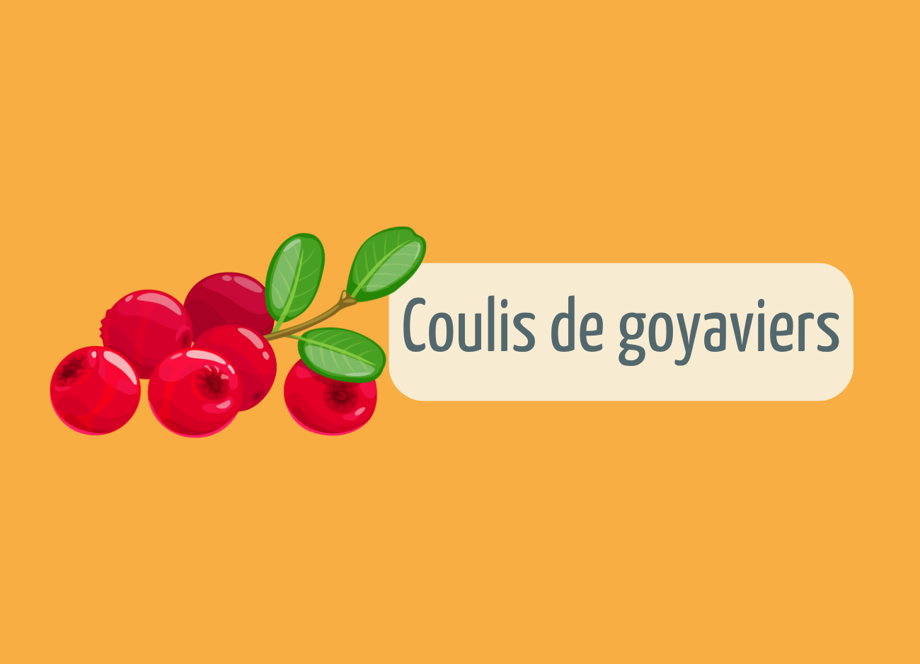 Coulis de goyavier